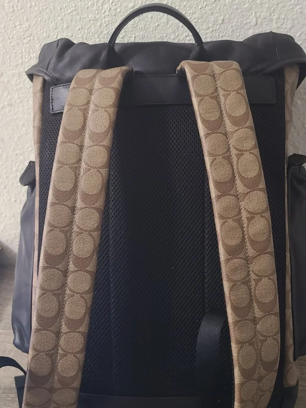Coach Signature Roll-Top Backpack